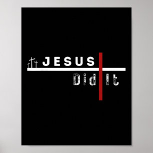 Jesus Funny Cross Christlich hat es Sarcasm Spaß S Poster