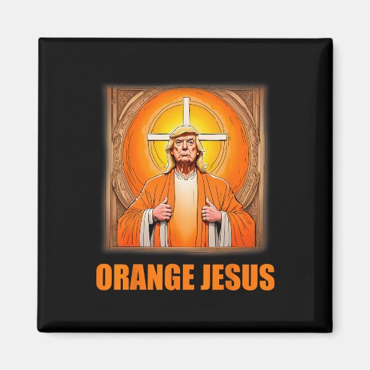 Jesus Funny Trump 1 Magnet (Vorne)