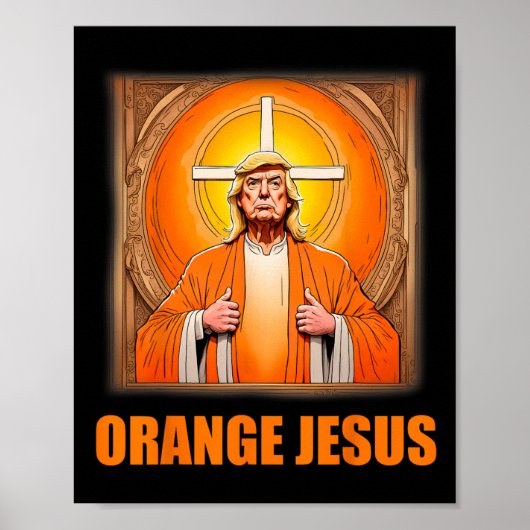 Jesus Funny Trump 1 Poster (Vorne)
