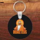 Jesus Funny Trump Schlüsselanhänger (Vorderseite)