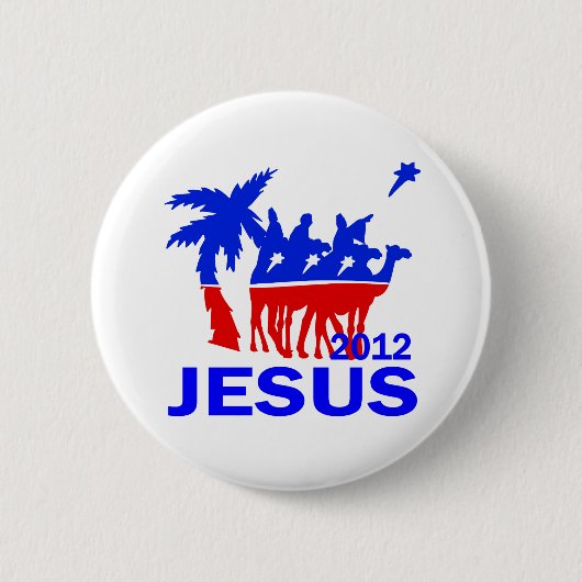 Jesus für Präsidenten 2012 Button (Vorderseite)