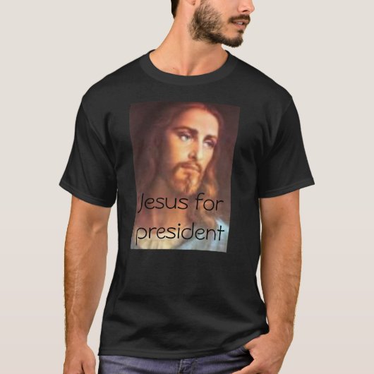 Jesus für Präsidenten T-Shirt (Vorderseite)