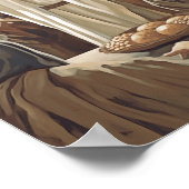 Jesus Füttre das 5000 Poster Christliche Wanddekor (Ecke)