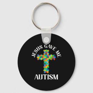 Jesus gab christliche Autismusaufklärung autistisc Schlüsselanhänger