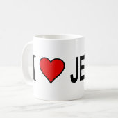 Jesus Gaben I Liebe Jesus auf 11oz Tasse (Vorderseite Links)