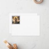 Jesus-Gebetskarte Mitteilungskarte (Vorderseite/Rückseite Beispiel)