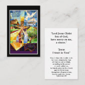 Jesus-Gebetskarte Visitenkarte (Vorne/Hinten)