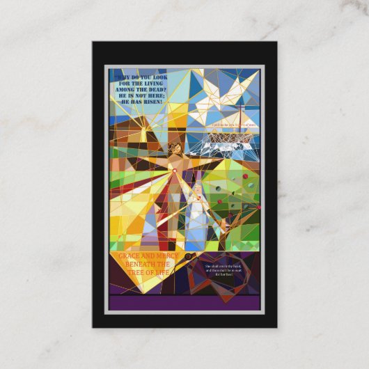 Jesus-Gebetskarte Visitenkarte (Vorderseite)