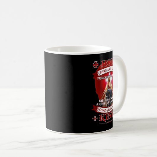 Jesus Geboren als ein als Kind gepredigtes Kind Ch Kaffeetasse (VorderseiteRechts)