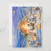 Jesus' Geburtstagsweihnachtsfeier-Party Einladung (Rückseite)