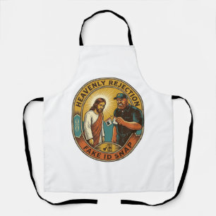 Jesus gefälschter Ausweis beschlagnahmt wütender T Schürze