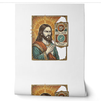 Jesus gefälschtes verifiziertes Häkchen Betrug Tro Tapete