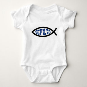 Jesus Gefilte Fisch - Jüdischer Pessach Humor Baby Strampler