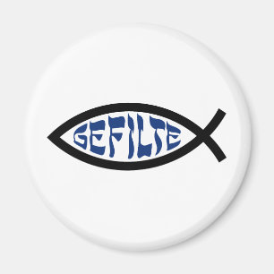 Jesus Gefilte Fisch - Jüdischer Pessach-Humor Magnet