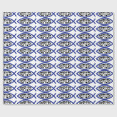 Jesus Gefilte Fish - Jüdischer Pessach Spaß Geschenkpapier (Flach)