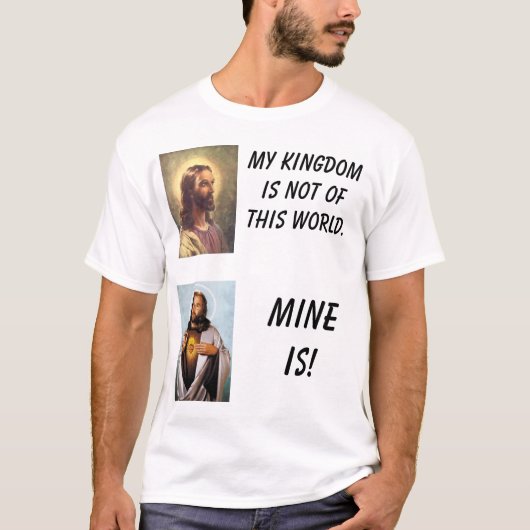 Jesus gegen Bush T-Shirt (Vorderseite)