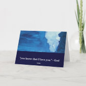 JESUS: GEHÖRT WERDEN KARTE (Rückseite)