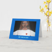 JESUS: GEHÖRT WERDEN KARTE (Gelbe Blume)