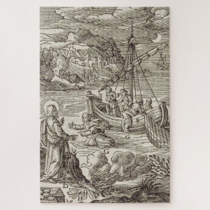 Jesus geht auf dem Wasser Puzzle