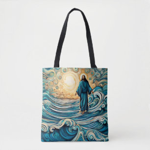 Jesus geht auf dem Wasser Tasche