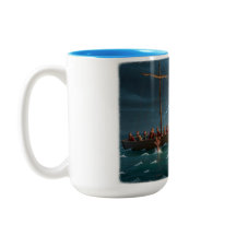 Jesus geht auf dem Wasser, um Petrus zu retten