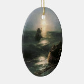 Jesus geht auf den stürmischen Meeren spazieren Keramik Ornament (Rechts)