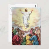 Jesus geht auf die Himmlische Zuhause Postkarte (Vorne/Hinten)