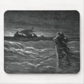Jesus geht auf Wasser Mousepad (Vorne)