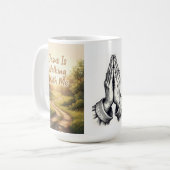 Jesus geht mit mir Tasse (Vorderseite Links)