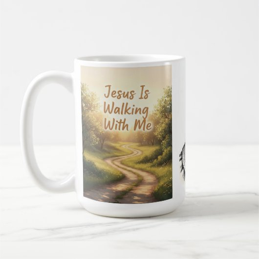 Jesus geht mit mir Tasse (Links)