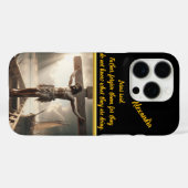 Jesus gekreuzigt über das Meer Gewartet Case-Mate iPhone Hülle (Rückseite (Horizontal))