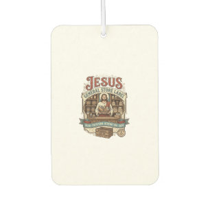 Jesus Gemischtwarenladen Label Jesus Gemischtwaren Autolufterfrischer