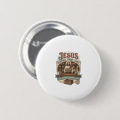 Jesus Gemischtwarenladen Label Jesus Gemischtwaren Button (Vorne & Hinten)