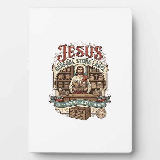 Jesus Gemischtwarenladen Label Jesus Gemischtwaren Fotoplatte (Vorderseite)