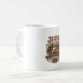 Jesus Gemischtwarenladen Label Jesus Gemischtwaren Kaffeetasse (Vorderseite Links)