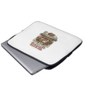 Jesus Gemischtwarenladen Label Jesus Gemischtwaren Laptopschutzhülle (Vorne Knopf)