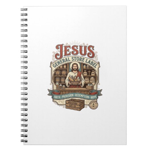 Jesus Gemischtwarenladen Label Jesus Gemischtwaren Notizblock (Vorderseite)