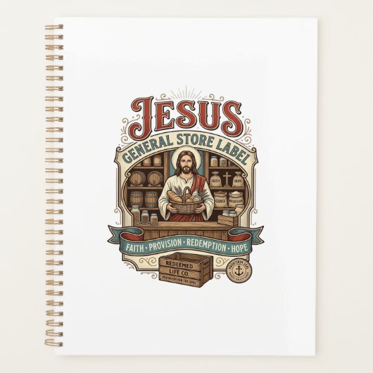 Jesus Gemischtwarenladen Label Jesus Gemischtwaren Planer (Vorderseite)