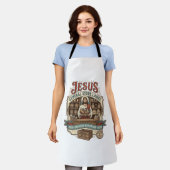 Jesus Gemischtwarenladen Label Jesus Gemischtwaren Schürze (Getragen)