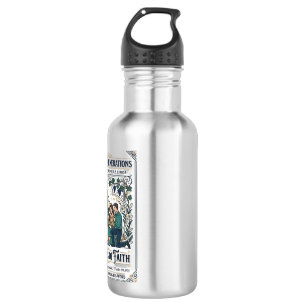 Jesus Genealogie Familienstammbaum-Shirt Glaube ba Edelstahlflasche