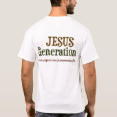 Jesus-Generation T-Shirt (Rückseite)