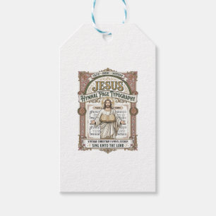 Jesus-Gesangbuch-Seitentypos Jesus-Gesangbuch-Seit Geschenkanhänger