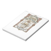 Jesus-Gesangbuch-Seitentypos Jesus-Gesangbuch-Seit Notizblock (Rotiert)