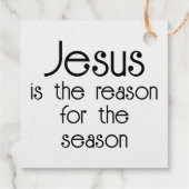 Jesus Geschenkanhänger (Rückseite)