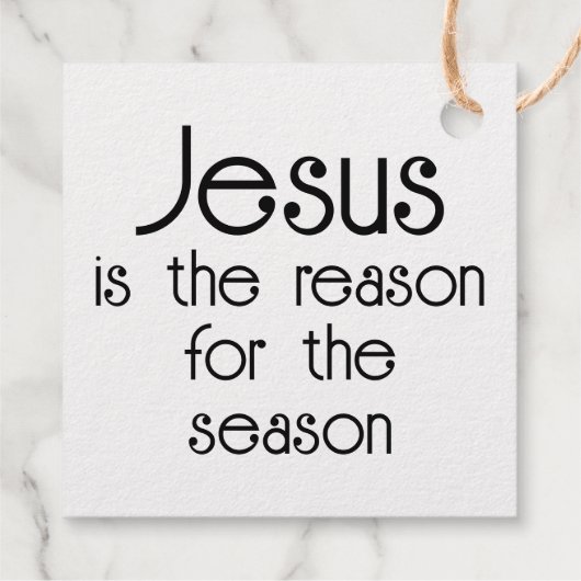 Jesus Geschenkanhänger (Rückseite)