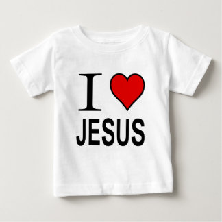 Jesus Geschenke Ich liebe Jesus Baby T-shirt