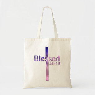 Jesus gesegnet von Gott Christlicher Glaube Vintag Tragetasche