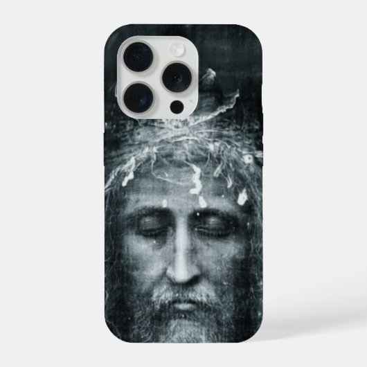 Jesus-Gesicht-Handyhülle iPhone Hülle (Rückseite)