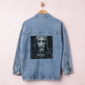 Jesus-Gesicht-Jeansjacke Jeansjacke (Hangar)