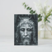 Jesus Gesicht  Postkarte (Stehend Vorderseite)